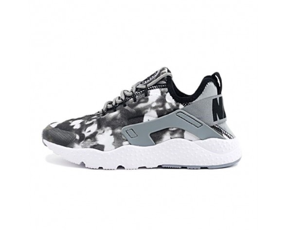 Nike Air Huarache Run Ultra Print Schuhe Grau Schwarz 844880-001 Damen
