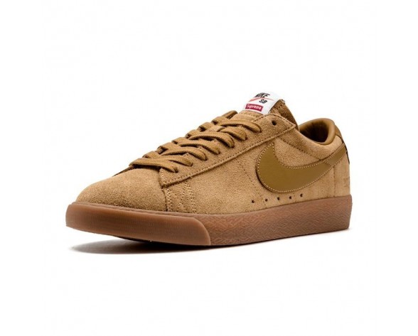 Unisex 716890-229 Schuhe Nike Sb Blazer Low Gt X Supreme Ftw 16 Beige/Tan