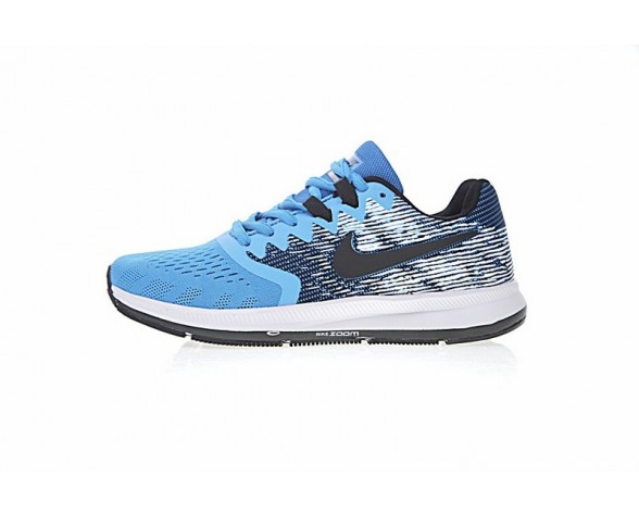 Nike Zoom Winflo 4 Schuhe 898466-006 Herren Sky Blau/Schwarz/Weiß
