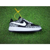 Schuhe Nike Air Force 1 Low '07 Schwarz Weiß Ah1118-520 Unisex