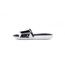 Unisex Schuhe 705513-010 Weiß/Schwarz Nike Solarsoft Comfort Slide
