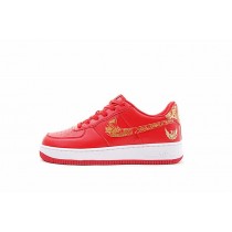 Unisex Phoenix Embroidery Rot Gld 919729-992 Nike Air Force 1 Low Premium Lunar New Year Id Schuhe