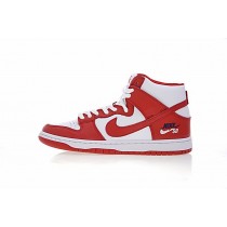 Nike Sb Dunk High Prodream Team Unisex 854851-661 Schuhe Weiß/Rot/Tief Blau