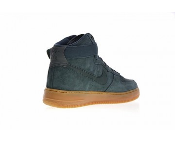 Herren Aa1118-3 Schuhe Vintage Grün Gum Nike Air Force 1 High '07 Lv8 Suede