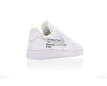 Unisex Aa3825-100 Schuhe Weiß Schwarz Off-White X Nike Air Force 1 Low