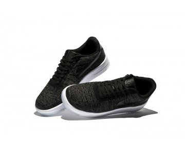 Herren Schuhe Nike Air Force 1 Ultra Flyknit Low 817420-001 Dunkel Grau Weiß