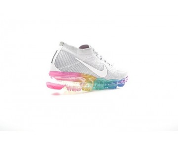 Weiß/Grau Nike Air Vapormax Flyknit Schuhe Unisex 849557-004