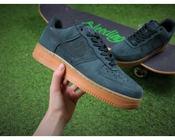 Herren Outdoor Grün/Gum Gelb Schuhe Aa1117-300 Nike Wmns Air Force 1 '07 Se