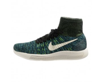 Herren Schuhe Nike Lunarepic Flyknit Schwarz/Photo Blau/Poison Grün/Schwarz 827402-003