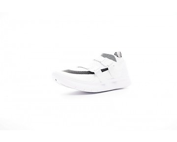 Weiß/Schwarz Unisex Schuhe  Nike Air Sock Racer Ultra Flyknit Big Swoosh 904580-100