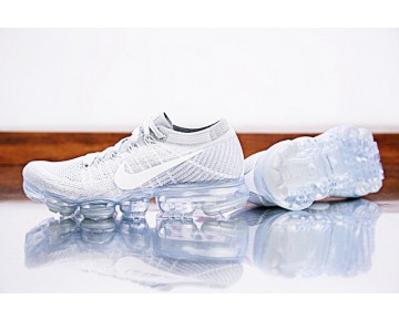Nike Air Vapormax Flyknit 849558-004 Pure Platinum/Weiß Unisex Schuhe