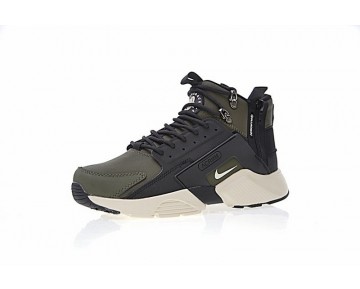 Herren Army Grün/Schwarz [email protected] X Nike Air Huarache City Mid Lea 856787-300 Schuhe