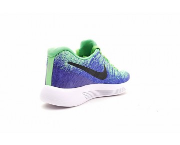 Nike Lunarepic Low Flyknit 2 Herren 869990-301 Schuhe Electric Blau Grün Schwarz