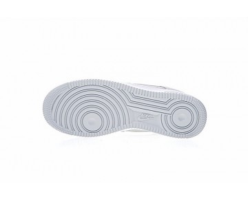 Grau Weiß Herren 820266-606 Nike Air Force 1 Low Mini Swoosh Schuhe