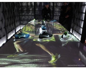 Schuhe Nike Flyknit Lunar Htm Nrg 535089-101 Herren Dunkel Grau