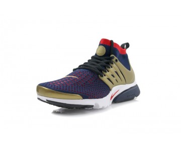 Schuhe 835570-406 Herren Nike Air Presto Ultra Flyknit Olympic Marine/Rot/Gold