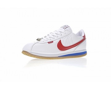 Weiß/Blau/Rots Aa4875-002 Unisex Mister Cartoon X Nike Cortez Basic Qs Schuhe