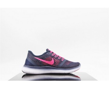 Schuhe Damen  Nike Free Rn 831509-461 Marine/Fuchsia Rosa