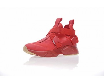Damen Nike Air Huarache V Mid 833146-606 Schuhe Rot/Weiß/Licht Braun