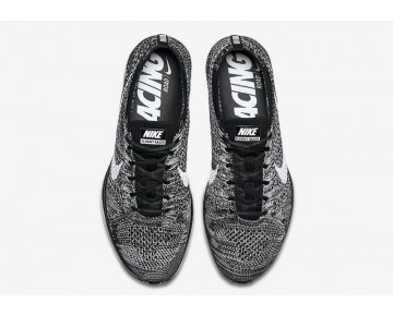 Schuhe Schwarz Weiß Nike Flyknit Racer 2.0 Again 526628-012 Unisex