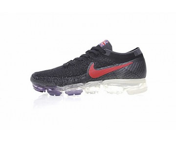 Herren Nike Air Vapormax Flyknit Schwarz/Rot Schuhe 849558-019