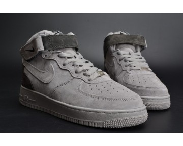 Schuhe 807618-200 Reigning Champ X Nike Air Force 1 Mid '07 Grau/Dunkel Grau Unisex