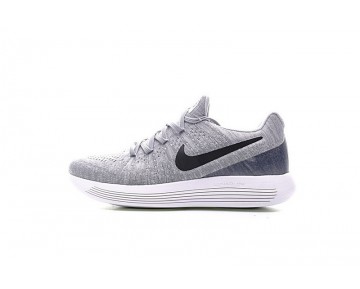 Grau/Schwarz  Nike Lunarepic Low Flyknit 2 Schuhe 863779-002 Herren