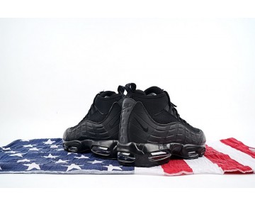 806809-002 Nike Air Max 95 Sneakerboot Herren Schwarz Schuhe