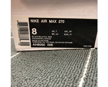 Nike Air 270 Flyknit Ah8050-006 Schuhe Weiß/Orange Rot/Tief Blau Damen