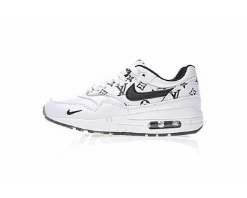 Weiß/Schwarz Schuhe L.Vx Nike Air Max 1 Custom Damen 908375-108