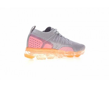 Unisex Schuhe Nike Air Vapormax Flyknit Licht Grau/Orange/Rosa 780003-852