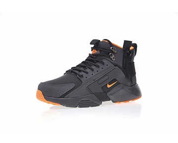 Schwarz/Orange Herren Schuhe 856787-107 [email protected] X Nike Air Huarache City Mid Lea