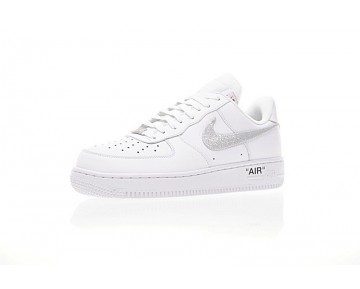 Unisex Aa3825-100 Schuhe Weiß Schwarz Off-White X Nike Air Force 1 Low