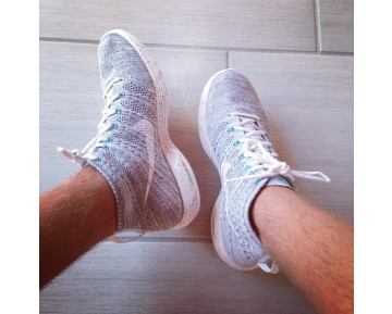 Schuhe Ligh Grau 599347-011 Nike Lunar Flyknit Chukka Htm Herren