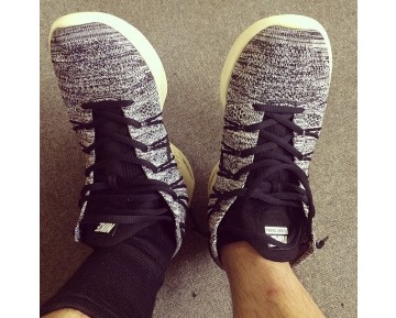 Schuhe Nike Lunar Flyknit Chukka Tief Grau Herren 554969-002