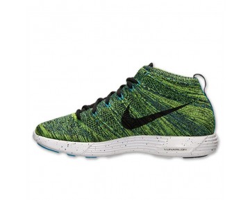 Nike Lunar Flyknit Chukka Schuhe 554969-300 Unisex Grün/Schwarz