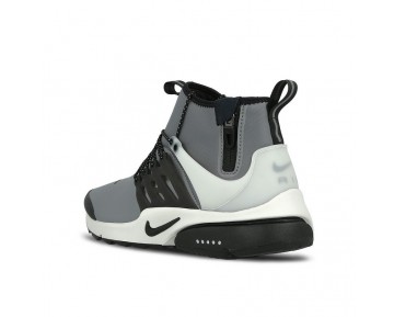 Nike Air Presto Utility Mid Schuhe 859524-001 Grau/Sliver/Schwarz Herren