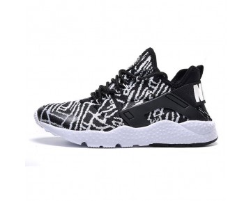 Nike Wmns Air Huarache Ultra Knit Jacquard Schuhe Unisex 818061--001 Schwarz/Weiß