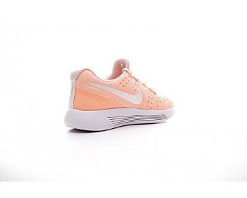 881674-801 Damen  Nike Lunarepic Low Flyknit 2 Schuhe Orange/Weiß