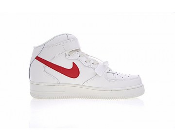 315123-126 Campus Weiß/Rot Nike Air Force 1 Mid '07 Schuhe Herren