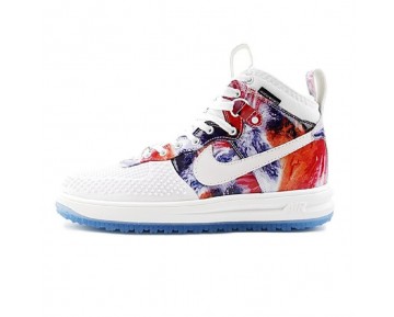 Schuhe Herren 805899-161 Weiß/Blau Nike Lunar Force 1 Duckboot