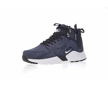 Tief Blau/Weiß Herren 856787-401 Schuhe [email protected] X Nike Air Huarache City Mid Lea
