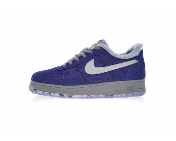 Unisex Denim/Wolf Grau-Ice Blau Schuhe Nike Air Force 1 Pinnacle Qs Werewolf Aj4234-400