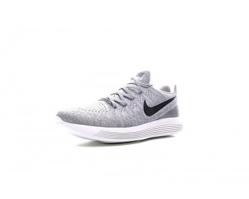 Grau/Schwarz  Nike Lunarepic Low Flyknit 2 Schuhe 863779-002 Herren
