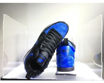 682844-404 Königlich Schwarz Unisex Schuhe Nike Internationalist Mid L