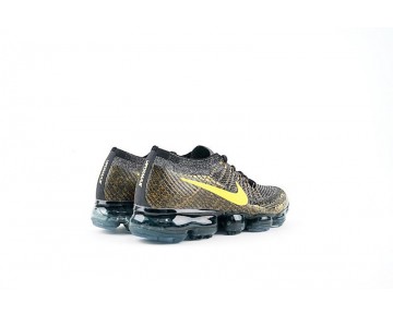 Herren Schwarz/Gold 849560-009 Schuhe Nike Air Vapormax Black