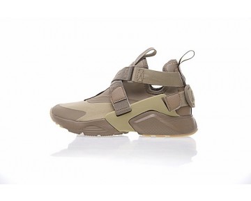 Damen Nike Air Huarache V Mid Schuhe Beige/Ligh Braun 833146-602