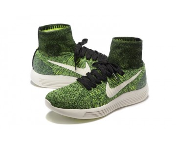 Nike Lunarepic Flyknit Schuhe Schwarz/Volt/Poison Grün 818676-002 Herren