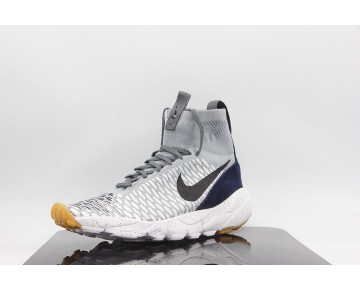 Schuhe Nike Air Footscape Magista Flyknit Gradient Herren 816560-001 Wolf Grau/Obsidian