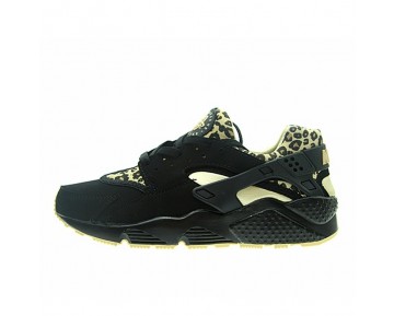Schuhe Herren Nike Air Huarache Leopard Schwarz 318429-111